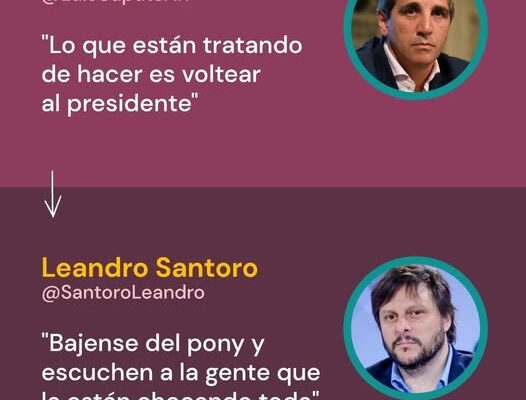 En un nuevo cruce, Leandro Santoro le respondió al ministro de Economía, Luis Caputo, que afirmó que “lo que están tratando de hacer es voltear al presidente”, luego de que la Cámara de Diputados rechazó este miércoles los vetos a la Ley de Financiamiento Universitario y Emergencia Pediátrica.